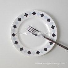 modern design porcelain dessert plate